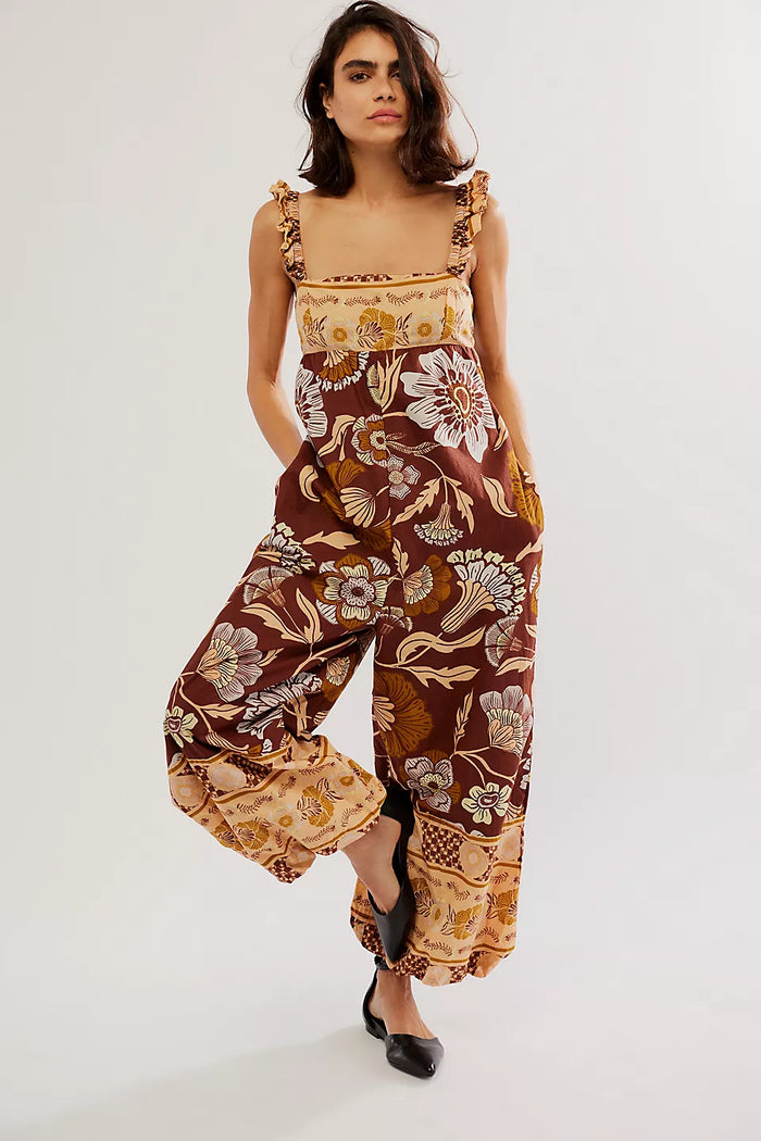 Bali Albright Jumpsuit Coffee Combo