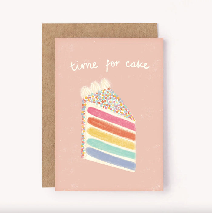 Time for Cake Greeting Card