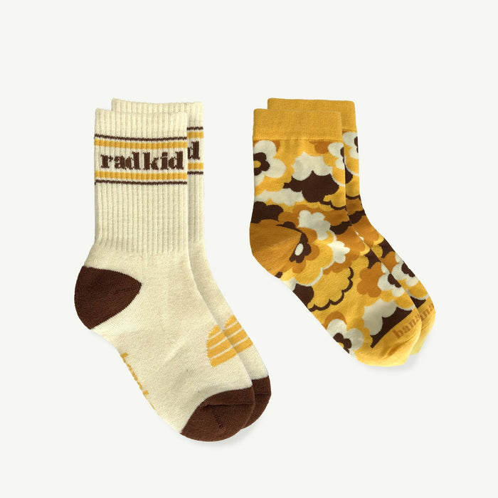 RAD KID AND PETAL PUFF ORGANIC COTTON SOCK PACK