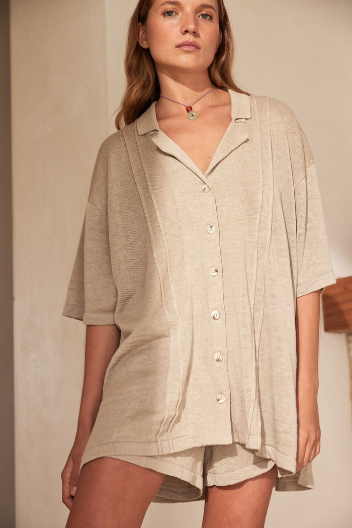 Darcy Shirt - Taupe