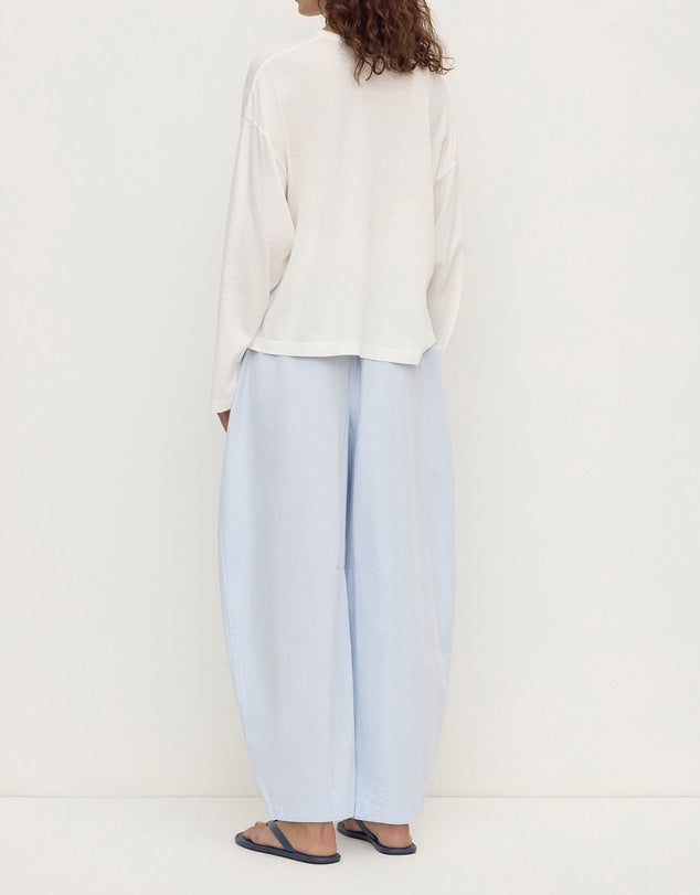 Elaine Washed Cotton Pant Powder Blue