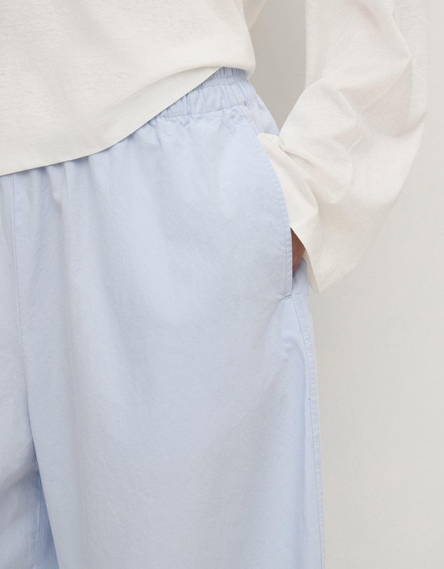 Elaine Washed Cotton Pant Powder Blue
