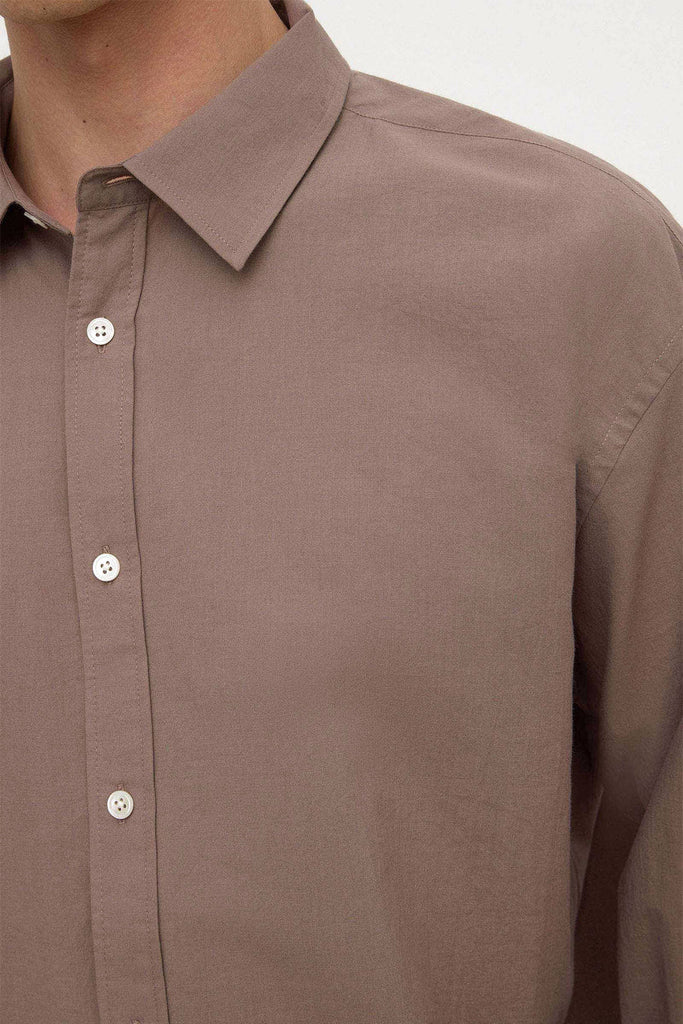 Franco Long Sleeve Shirt Dark Sand