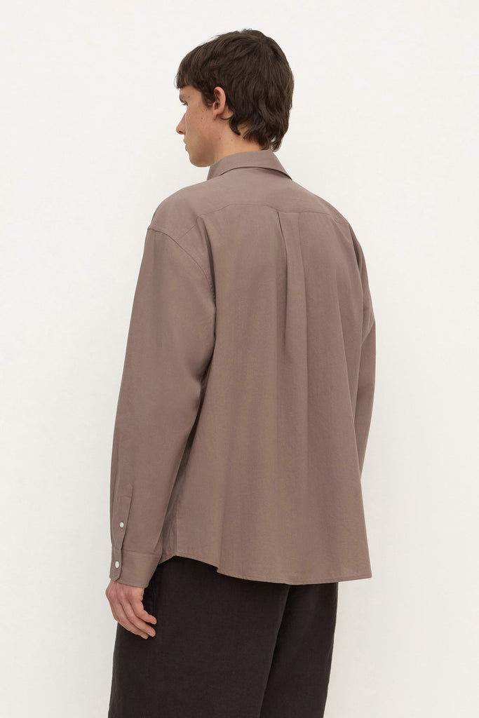 Franco Long Sleeve Shirt Dark Sand