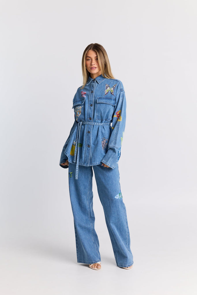 Tattoo Denim Jean
