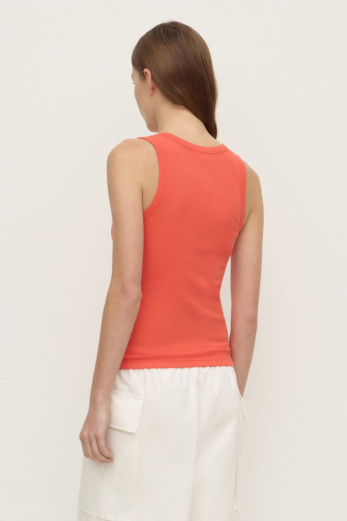 Robyn Scoop Neck Tank Dahlia