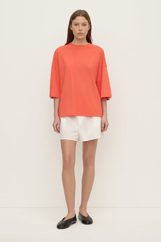 Max Cotton Oversized Tee Dahlia
