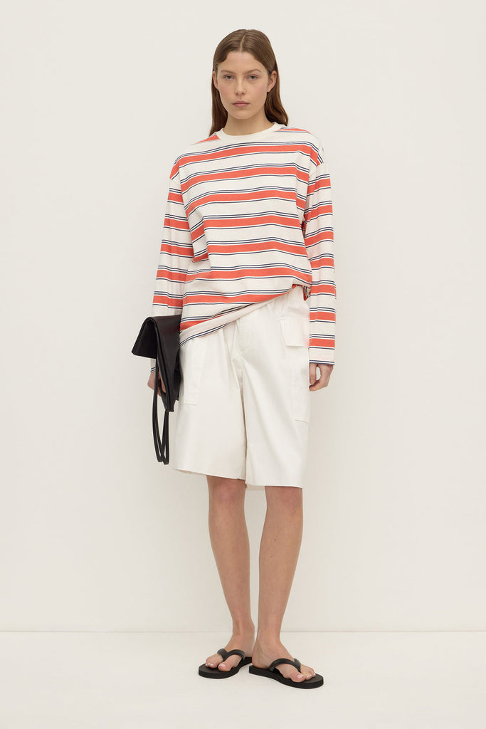 Eliana Stripe Cotton Long Sleeve