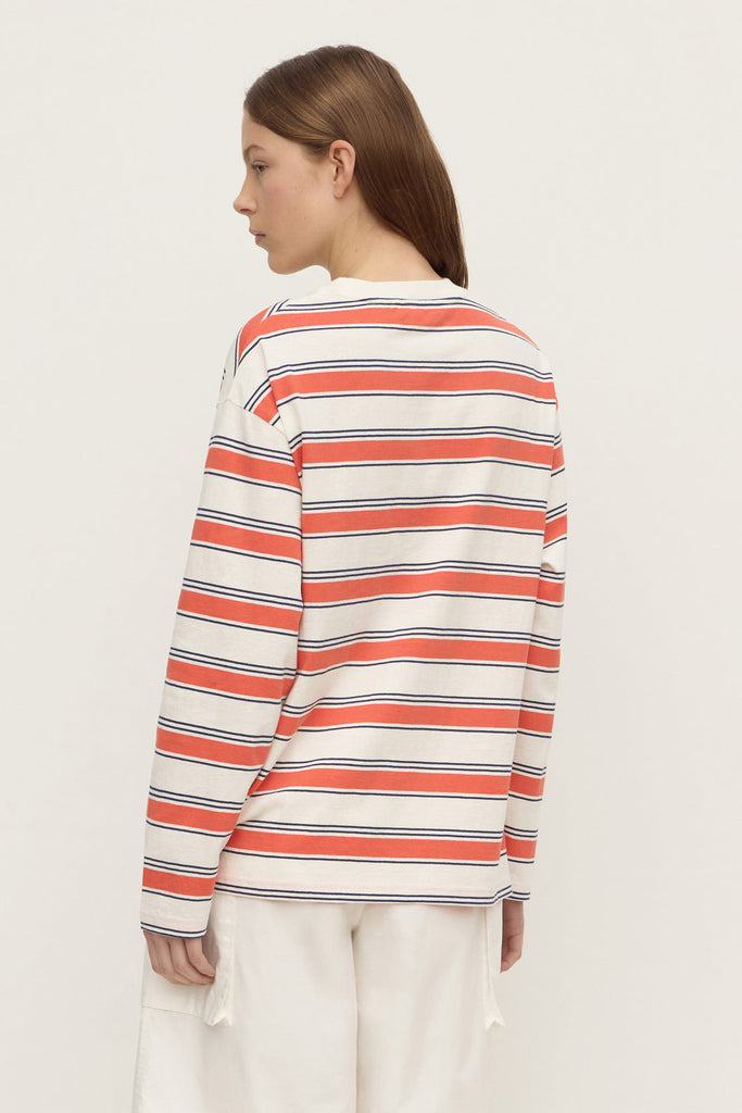 Eliana Stripe Cotton Long Sleeve