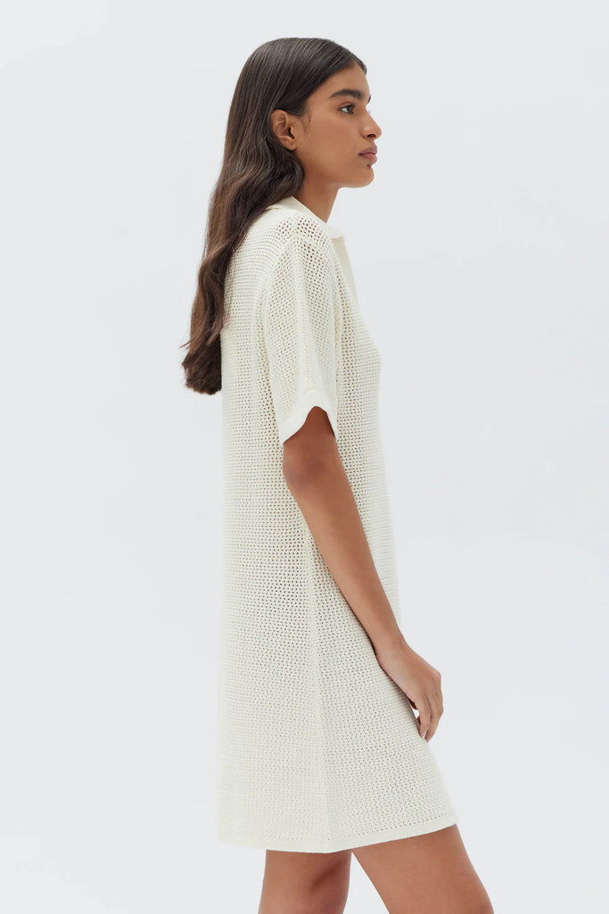 Lydia Knit Dress Cream