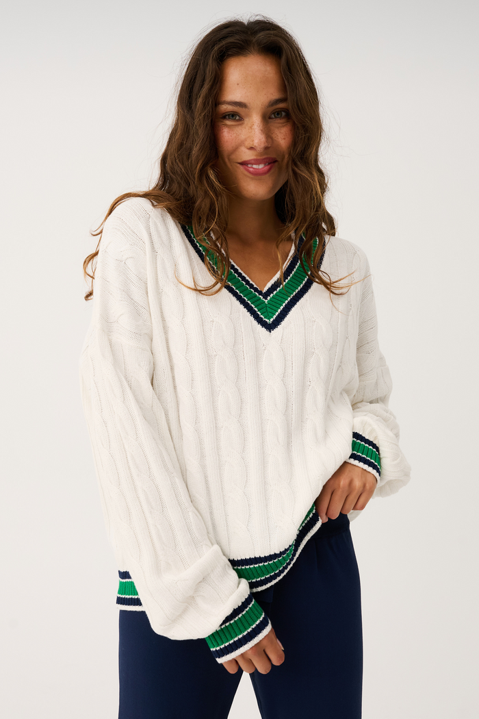 Asher heritage knit sweater, cartel and willow, Mika and max 