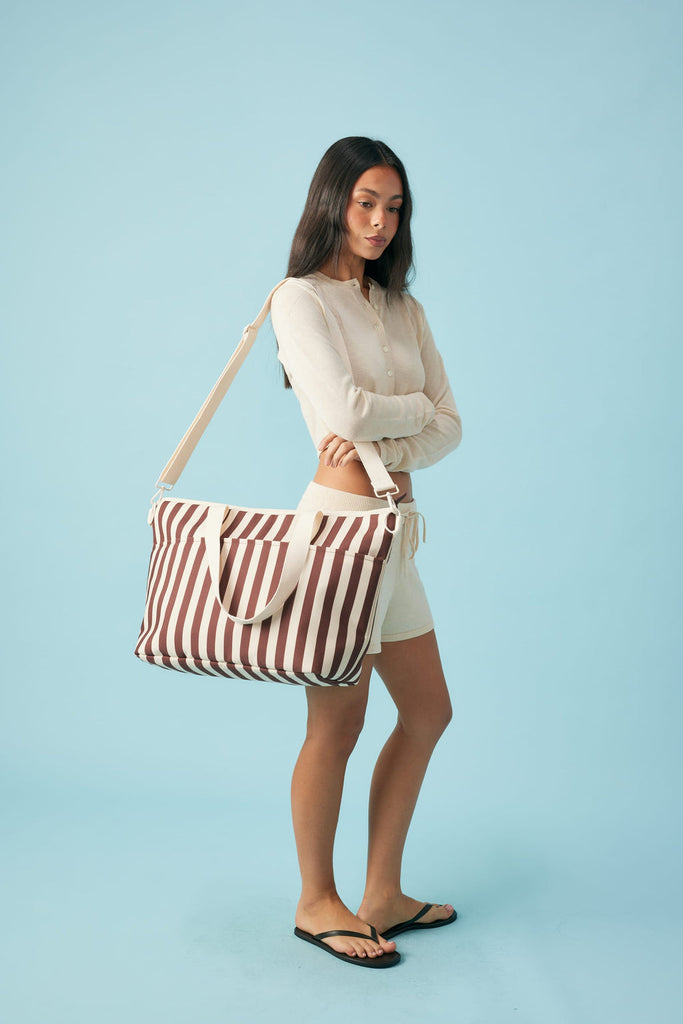Cooler Base- Cocoa Stripe