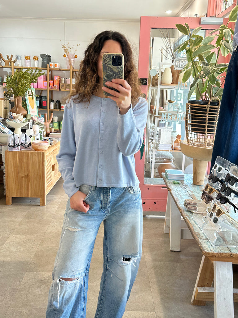 Lydia Cardigan Blue