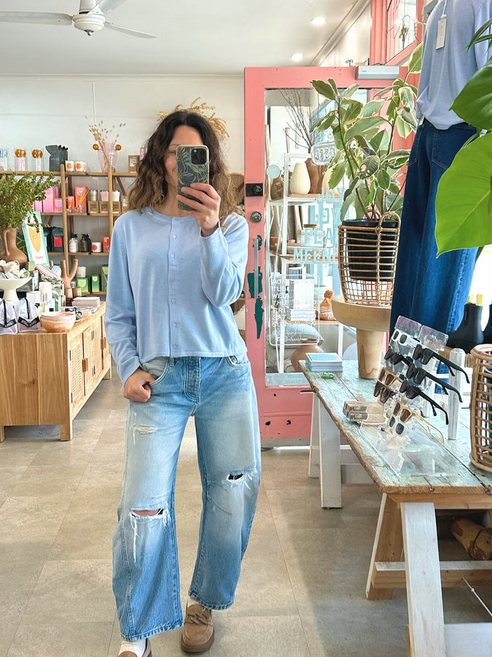 Lydia Cardigan Blue