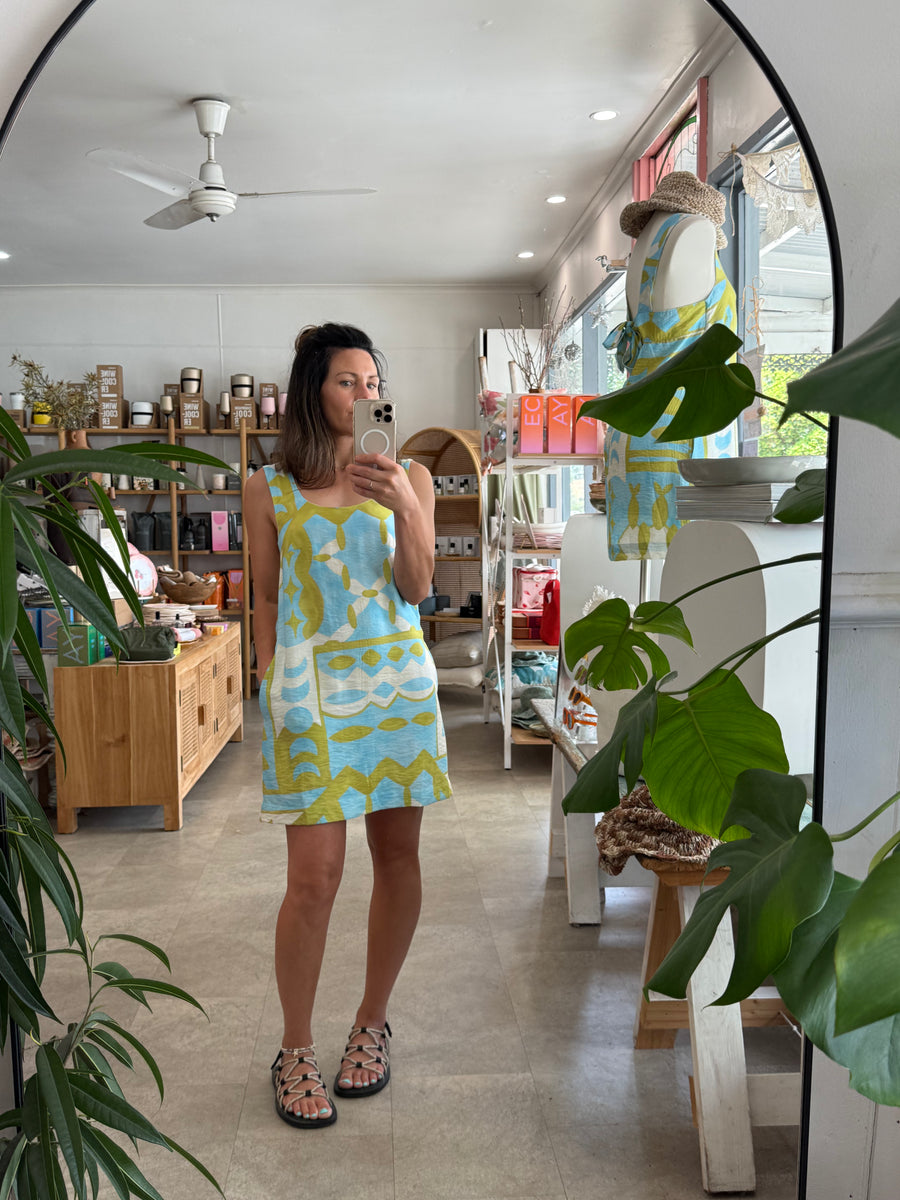 Fish Print Dress