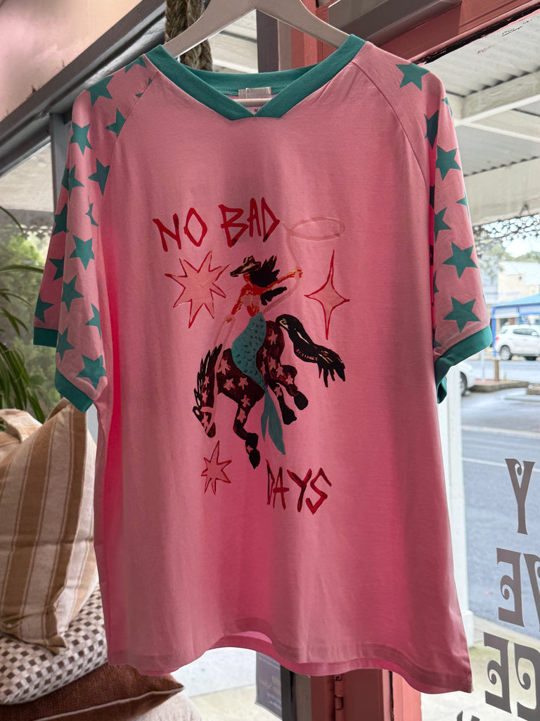 No Bad Days Tee Pink
