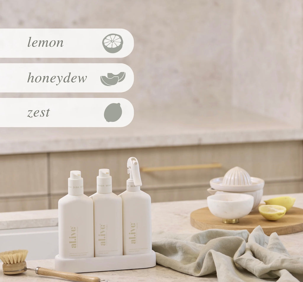 Kitchen Trio Lemon Myrtle and Honeydew