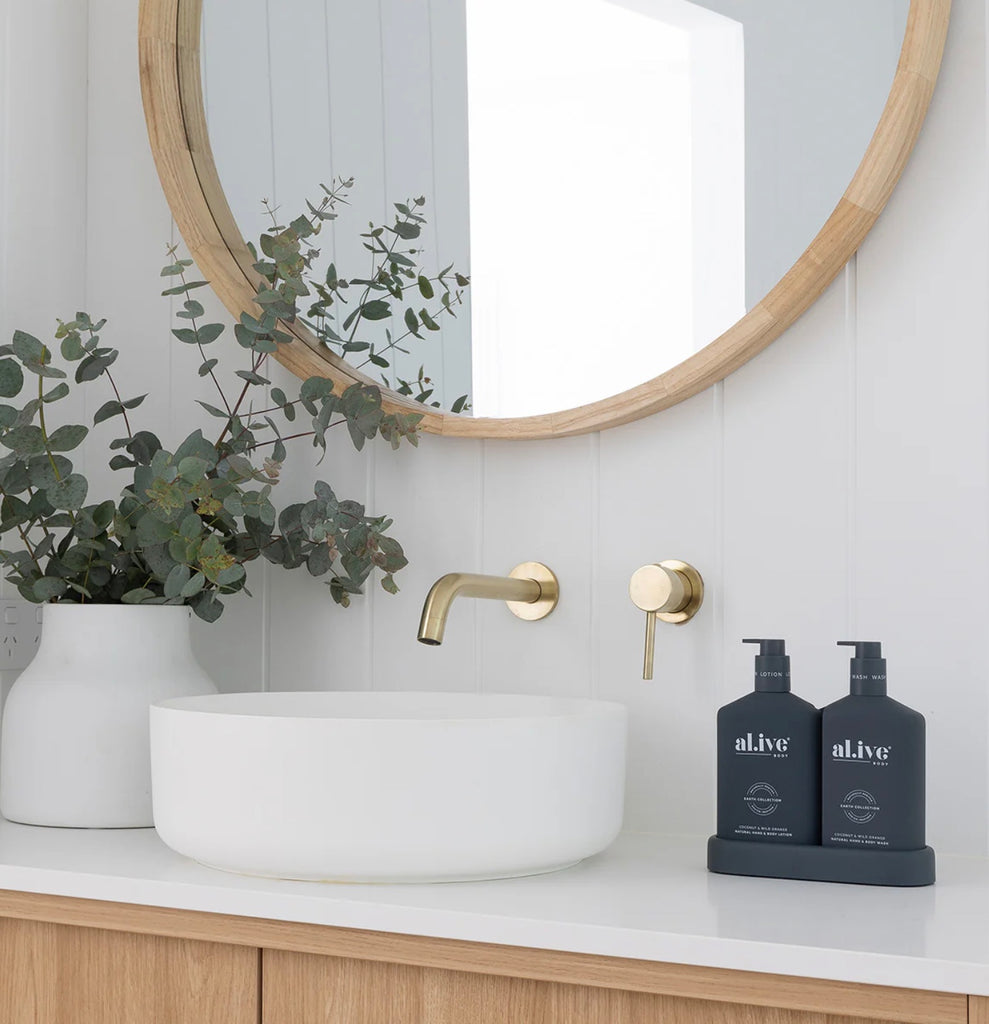 WASH & LOTION DUO + TRAY - COCONUT & WILD ORANGE