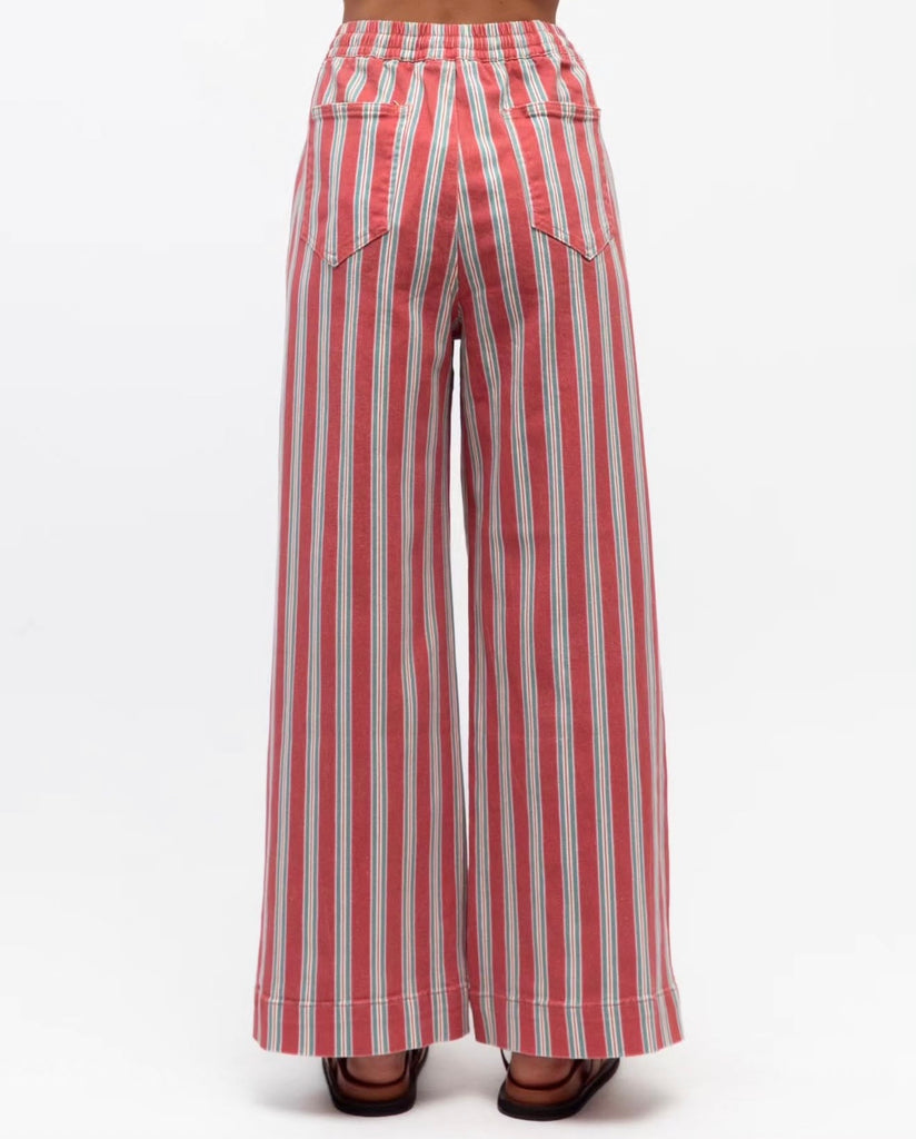 Cherry Mint Stripe Jeans - Mika and Max