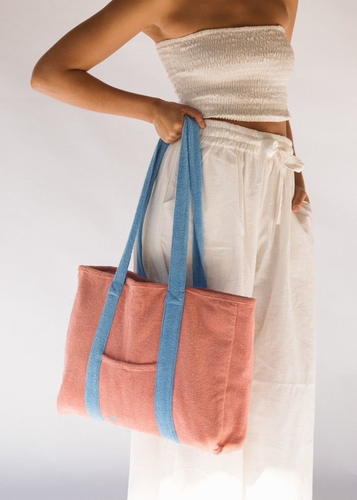 Hello Terry Tote Bag // Watermelon Crush