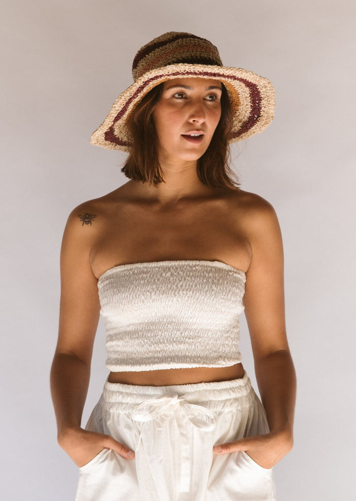 Polly short brim hat samba