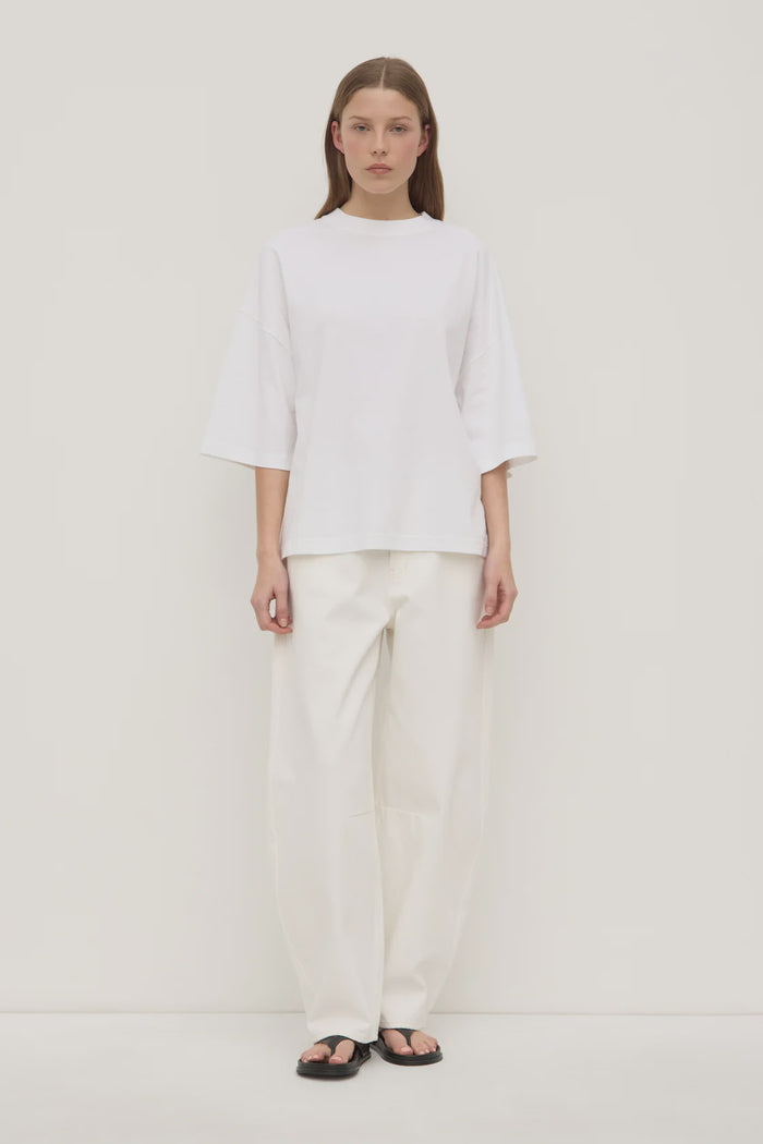 Max Cotton Oversized Tee White