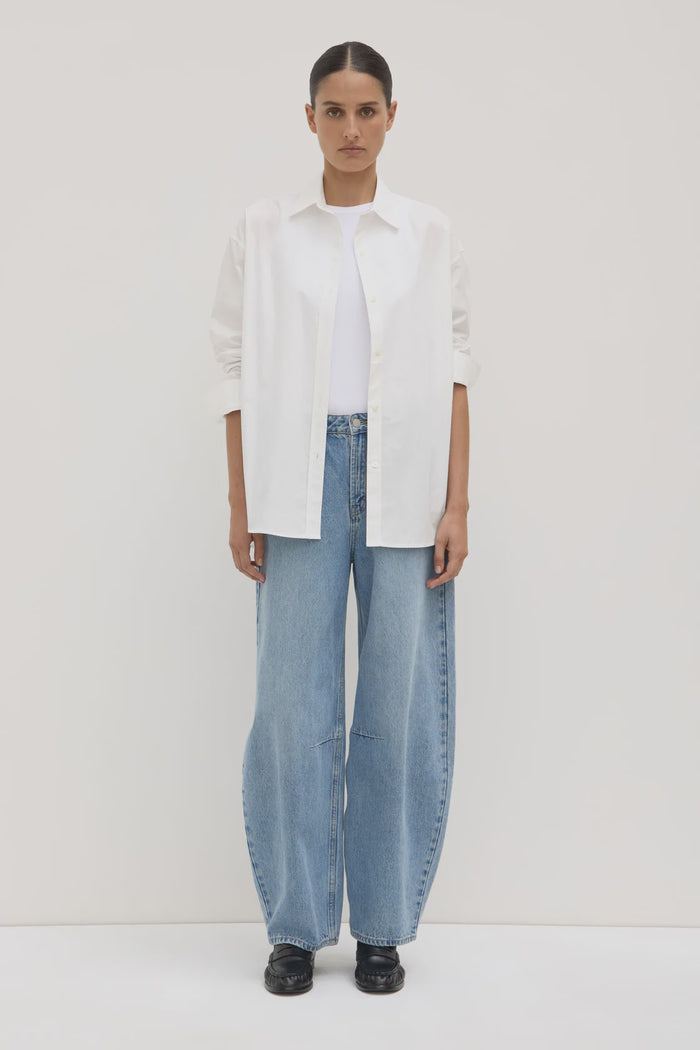 Marigold Poplin Shirt White
