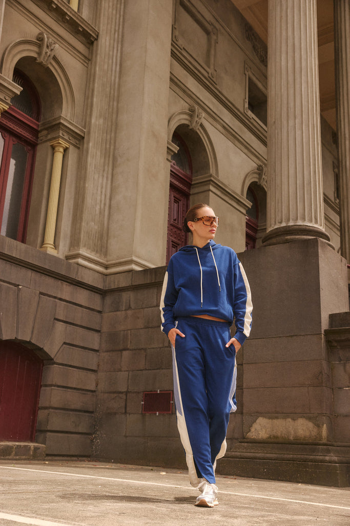 Parisienne Track Pant Estate Blue