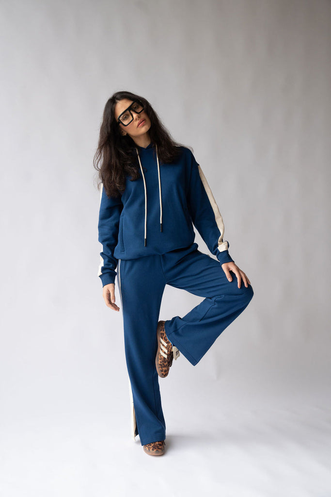 Parisienne Track Pant Estate Blue