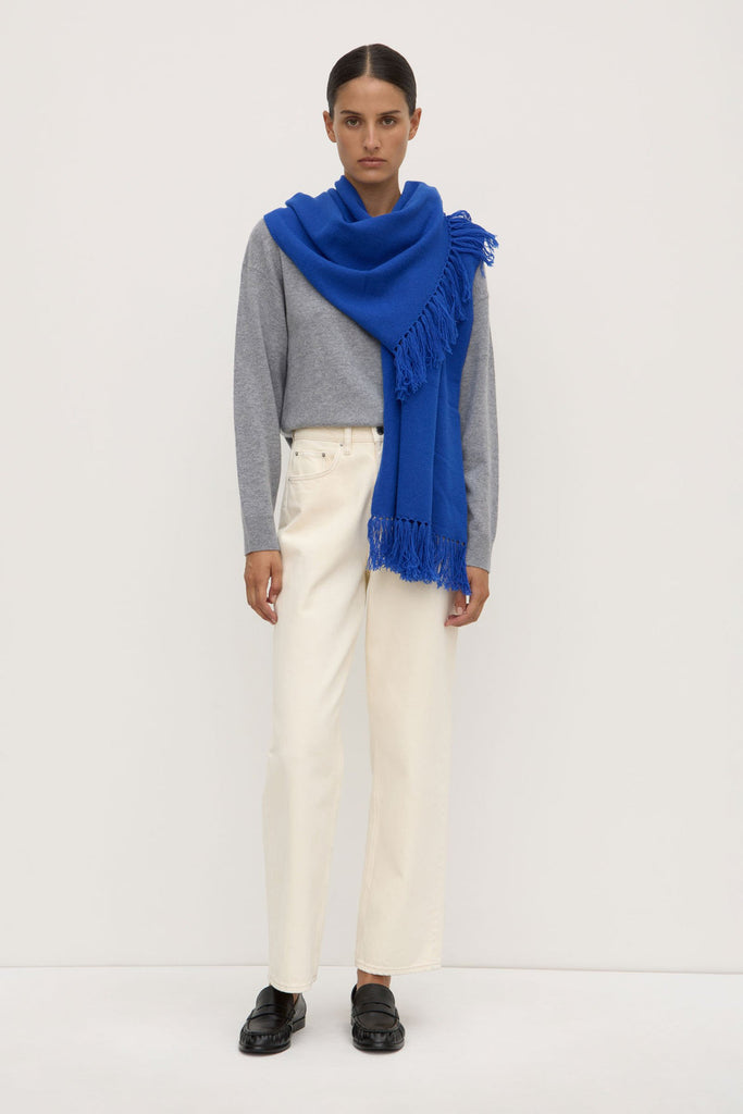 Wool Scarf - Ultramarine