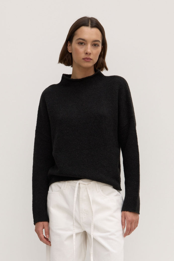 Apolline knit black, assembly label, Mika and max