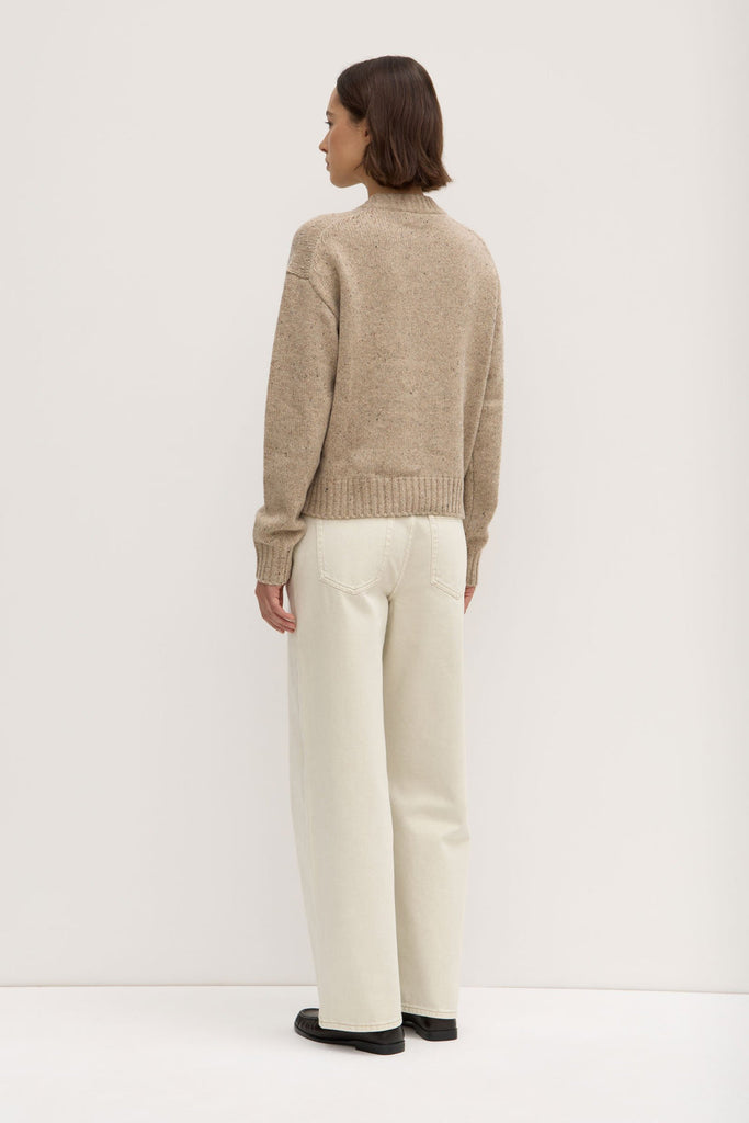 Beau Wool Merino Knit Stone Marle