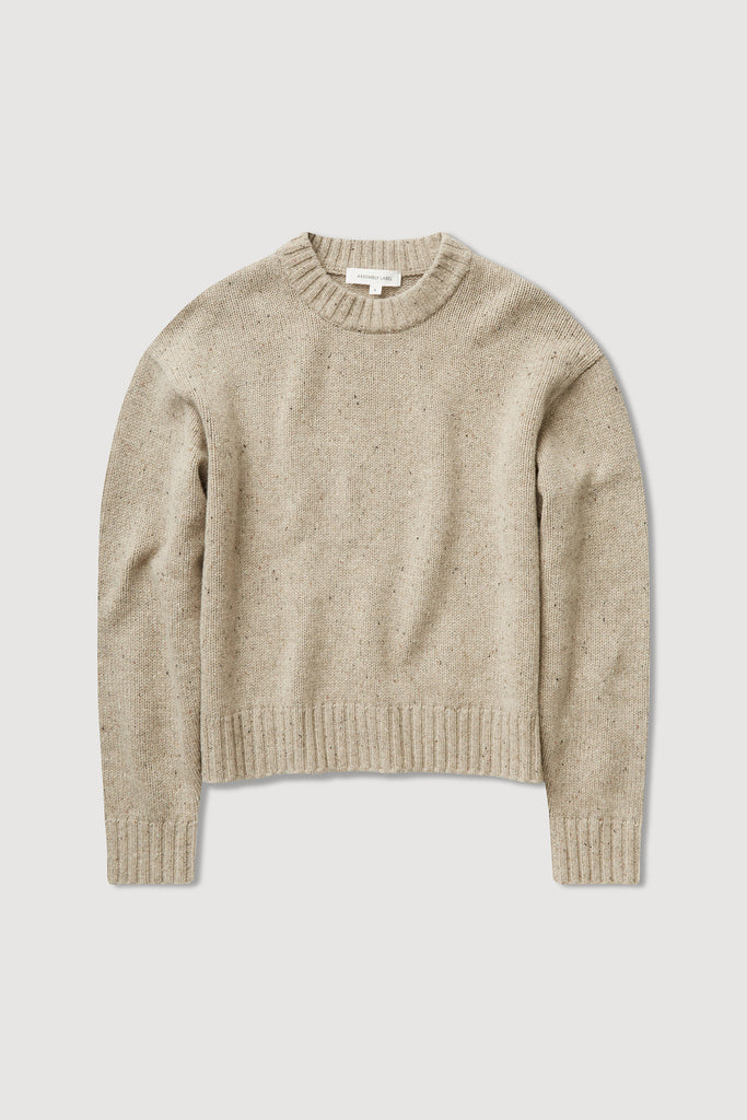 Beau Wool Merino Knit Stone Marle