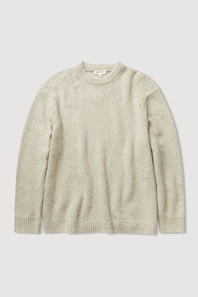Beckett Wool Blend Crew Neck Knit Oat Marle