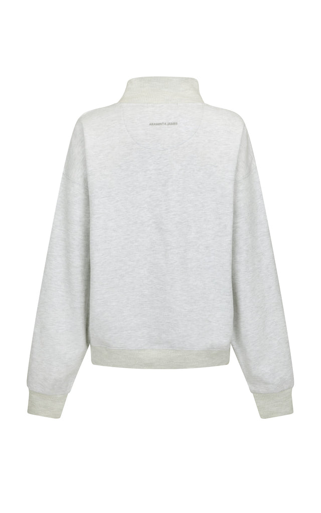 AJ Crest Turtleneck Sweatshirt Cloud