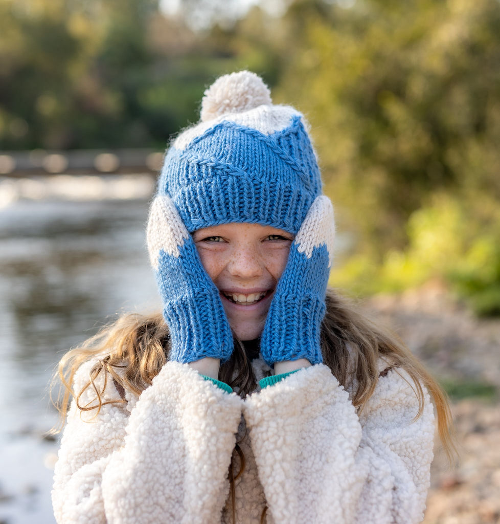 Mountain Top Beanie Blue