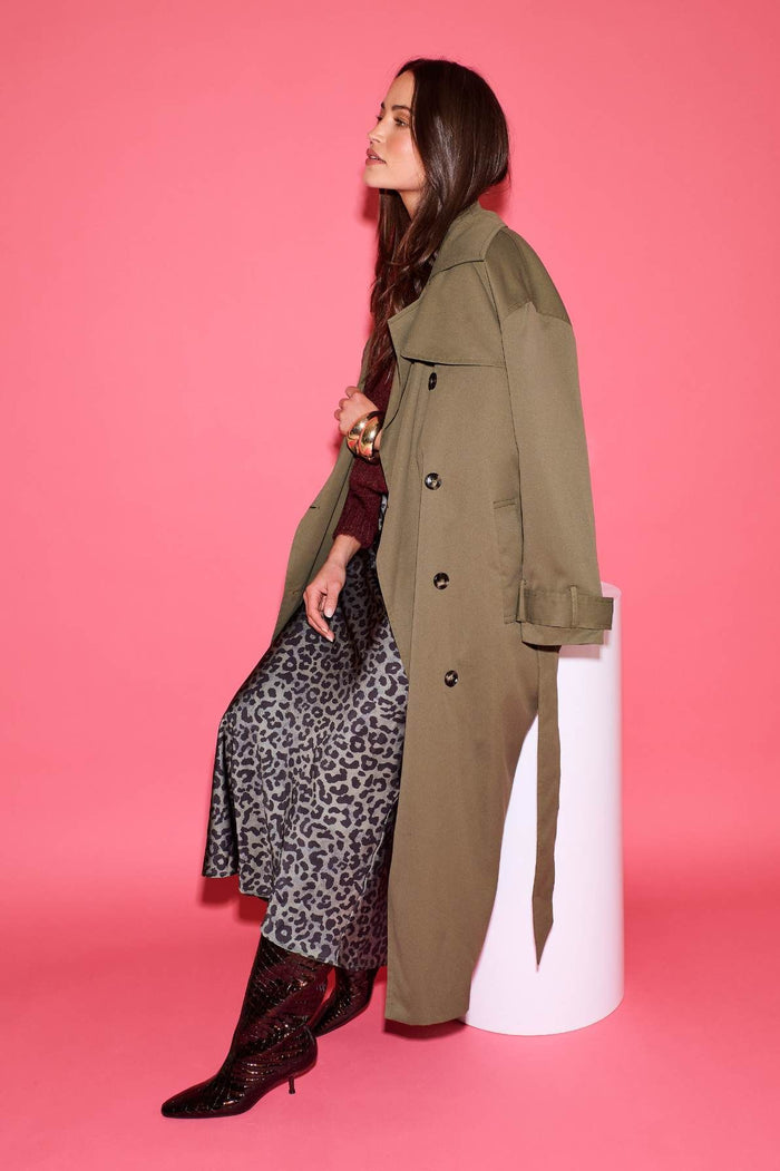 Sylvie Trench Khaki