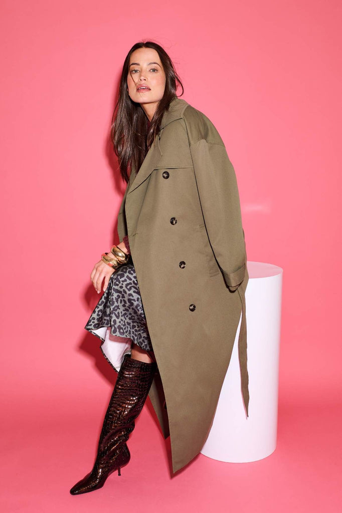 Sylvie Trench Khaki