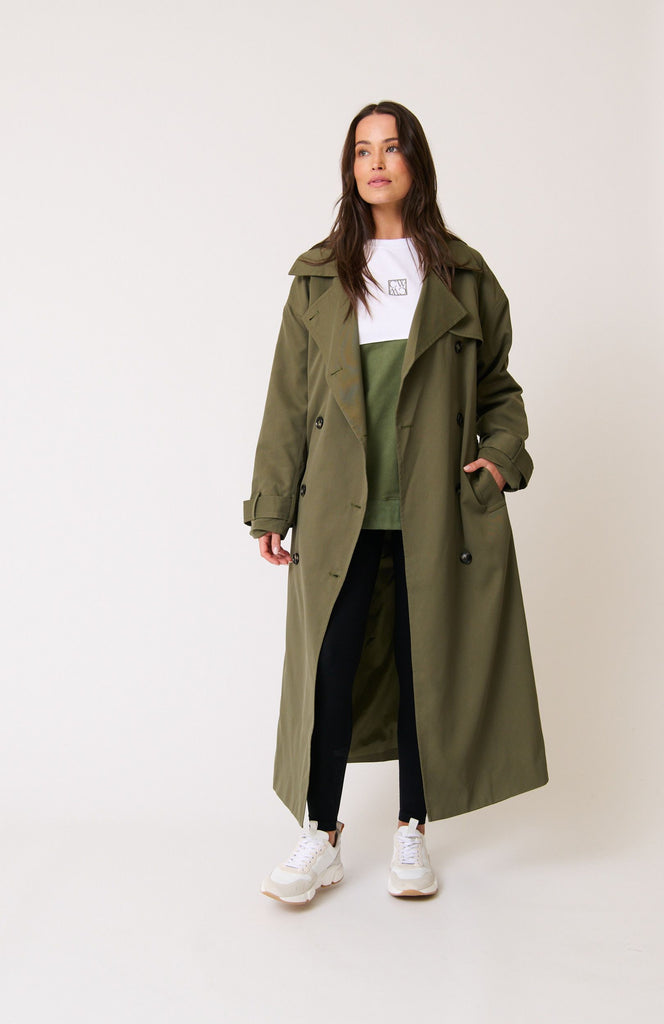 Sylvie Trench Khaki