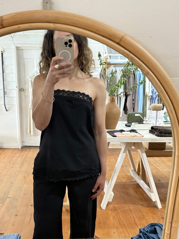 Tube Top / Pant Set Black