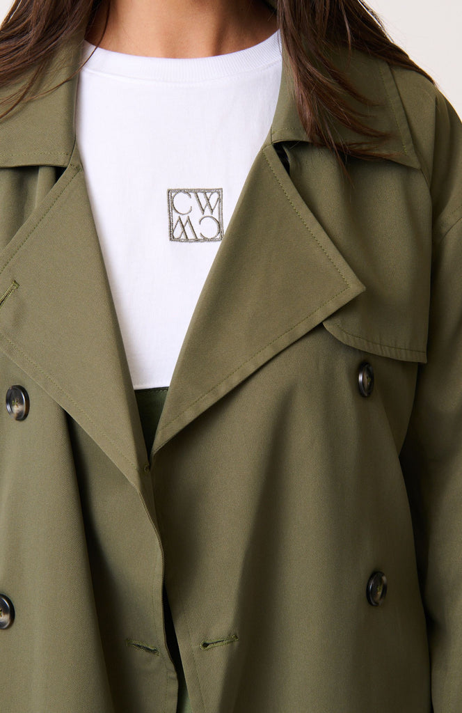 Sylvie Trench Khaki