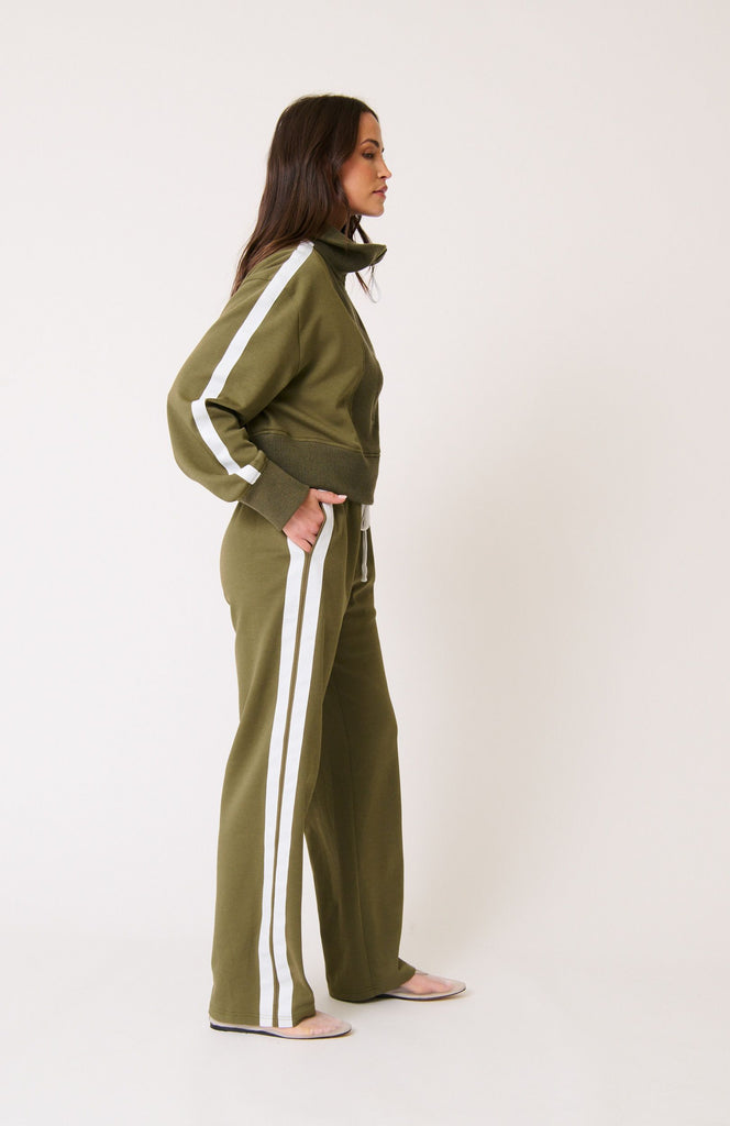Annie Sweater Khaki/White