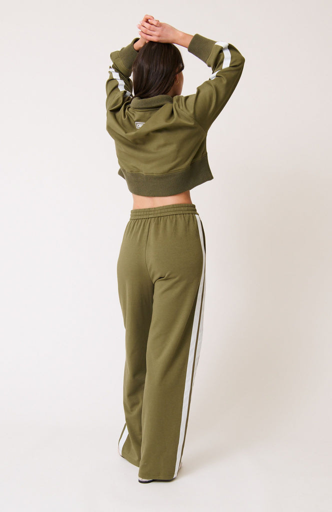 Annie Sweater Khaki/White