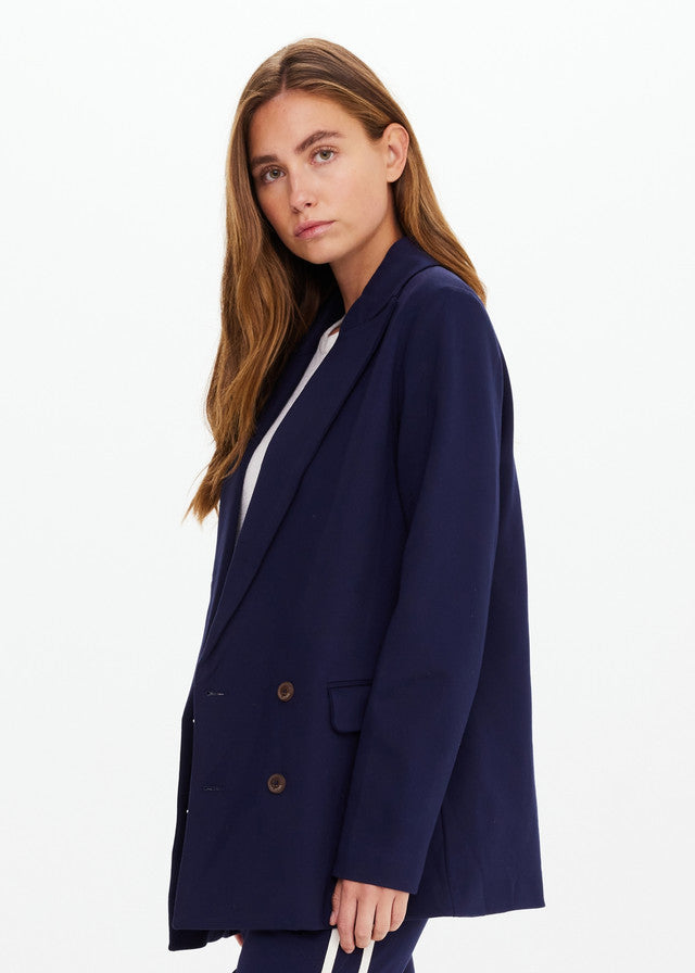 Double Breasted Blazer Navy