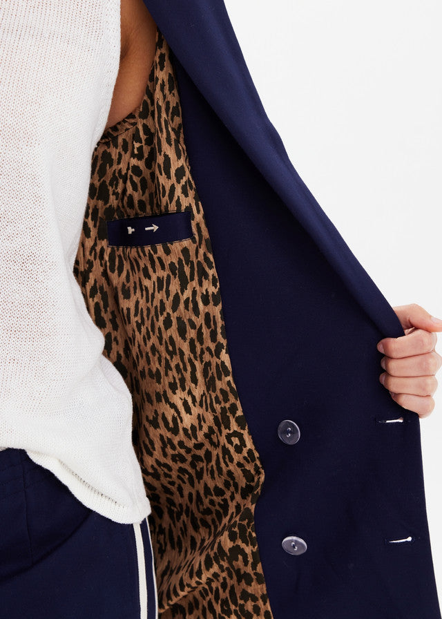 Double Breasted Blazer Navy