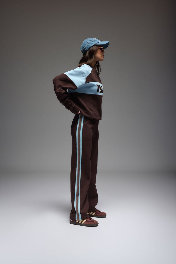 Cloe knit pant espresso, Araminta James, Mika and max