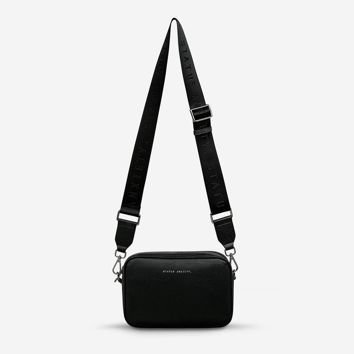 Plunder Bag with Webbed Strap Black
