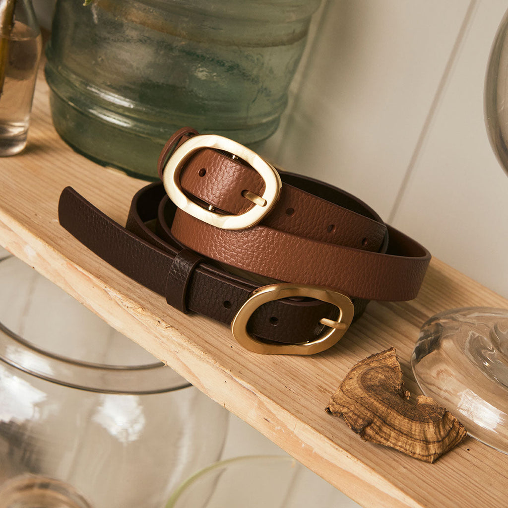 Nocturne Belt Tan/Gold
