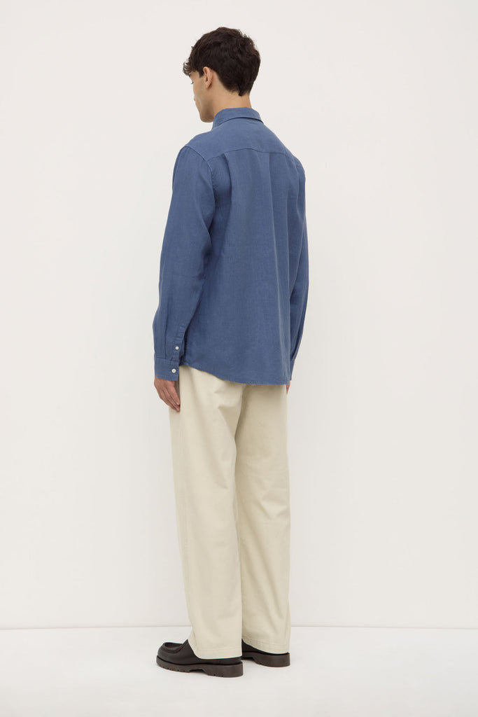 Everyday Mens Linen Shirt Ocean