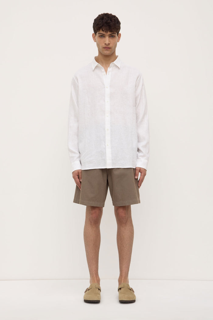 Everyday Mens Linen Shirt White